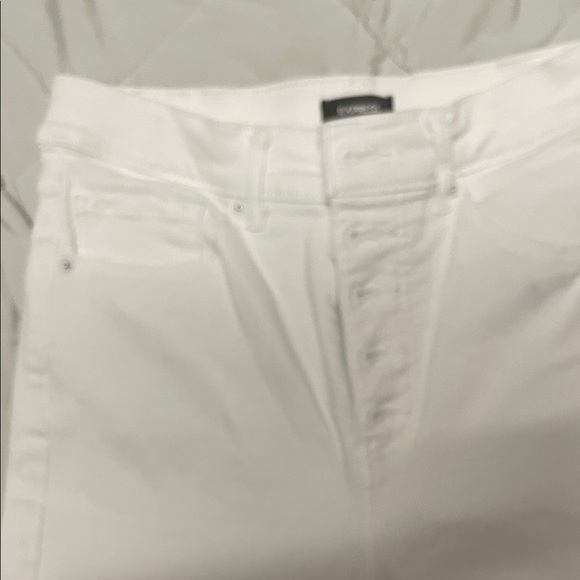Express Cream Button-Fly Pants - Picture 3 of 6